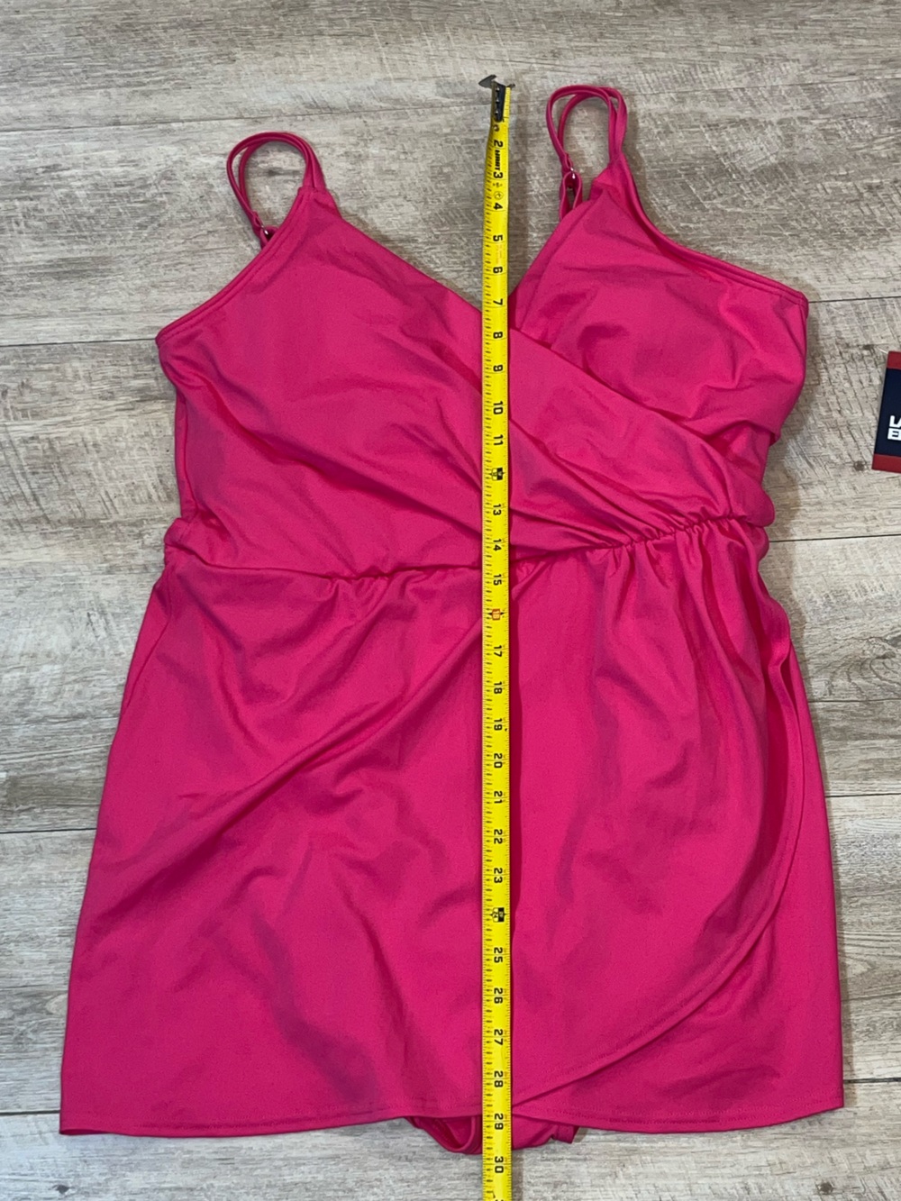 NWT Land’s End Women’s V- Neck Tulip Wrap Swim Dress Size XL (18) - Picture 9 of 11